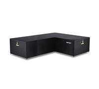 AWNIC Housse de canapé de Jardin en Forme de L - Imperméable - pour Meubles d'angle en rotin - pour extérieur - Tissu Technique AlicanTex 270 (Gauche) x 215 (Droite) x 71 cm