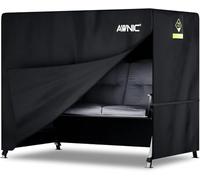 Awnic Housse de protection pour balancelle 2 places - Imperméable - Résistant aux intempéries - Avec cordon de serrage - 420D - 175 x 125 x 160 cm