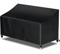 Awnic Housse de Protection pour Banc de Jardin en Polyester 210D étanche 2 Places 134 x 70 x 60/88 cm