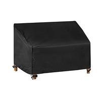 Awnic Housse de Protection pour Banc de Jardin en Polyester 210D étanche 2 Places 134 x 70 x 60/88 cm