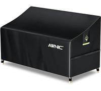 Awnic Housse de Protection pour Banc de Jardin imperméable 420D Polyester 3 Places 160x70x60/ 88cm