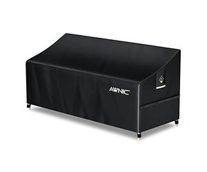 Awnic Housse de Protection pour Banc de Jardin - Imperméable - Polyester 420D - 3 Places - 175 x 85 x 65 cm