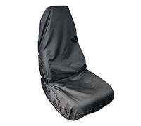 Awnic Housse de Siège Avant Imperméable en Polyester 420D, Housse de Siège de Voiture Universelle Noire avec Poche Arrière, Housse de Siège en Tissu Robuste