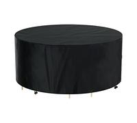 AWNIC Housse de Table de Jardin Ronde, Housse de Meubles de Jardin imperméable et résistante aux UV pour Les Meubles d'extérieur Ø190X71cm