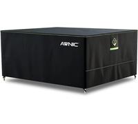 AWNIC Housse de Table d'extérieur rectangulaire Housses de Meubles de Jardin imperméables Housse de Bistro pour Meubles Polyester 420D résistant à la déchirure 150x90x71cm