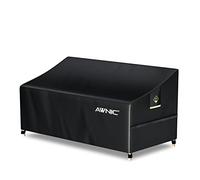 AWNIC Housse imperméable pour meubles de jardin en rotin - 160 x 85 x 61/71 cm - Noir/vert