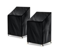 Awnic Lot de 2 Housses de Protection pour Chaise de Jardin 210D - Tissu Polyester imperméable et indéchirable - 65 x 75 x 85 x 120 cm