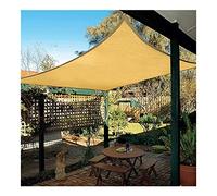 Awnings Suncreen Sun Shade Sail étanche Rectangle UV Protection UV Garderie Shade Sail Canopy Outdoor Summer Cool Party Place Parkings Gazebo Patio - Couleur de Sable 2x3m 3x6m