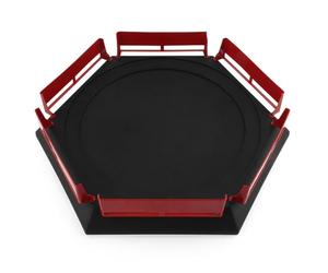 AwnsIMfreien Battle Tops, Burst Battle Top Arena, Stade de Jeu en Plastique avec Garde-Corps pour des batailles intenses avec toupie et Jouet Facile à Assembler pour Les Jeux d'enfants, Burst Arena