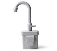 AwnsIMfreien Distributeur d'eau de Cuisine de Boue, Robinet d'évier Jeu électrique Gris avec Eau en Circulation - Accessoire 'évier Jeu pour Enfants pour Les Tout-Petits, Jeux Vaisselle et Lavage