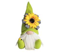 AwnsIMfreien Gnomes en Peluche, Gnomes de Printemps, Peluche de Tournesol Mignonne, poupée sans Visage pour décor Festival Bureau à Domicile, décor Plateau la journée Mondiale des Abeilles, été