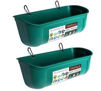 AwnsIMfreien Mangeoire à Poulet, 2 PCS Mangeoire à Poulet Suspendue avec Clips Canard capacité Poussin Abreuvoir Polyvalent pour Caille Canard Dinde Mouton Porcelet