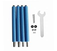 AwnsIMfreien Poteaux de Rechange pour Trampoline, poteaux de Rechange pour Filet Trampoline - Compatible avec Les Trampolines Standards, métal Bleu, 1, 7 m (avec clé)