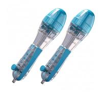 AwnsIMfreien Stylo à Perles, Paquet de 2 stylos à Perles fusibles, Distributeur Automatique Conception de Presse, Outils Prise Confortable pour l'artisanat Bricolage, 5, 75x1, 38 Pouces, Stylo fu