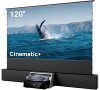 AWOL Aetherion Max 4K 3D projecteur Ultra Courte focale & écran de Projection ALR motorisé à déploiement Depuis Le Sol 120" & Meuble Universel pour projecteur UST 120"