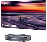 AWOL VISION Aetherion Max + Écran ALR Celling Light 120" - Projecteur à Ultra Courte focale 4K UHD HDR10+, Dolby Vision et Dolby Atmos, Triple Laser RGB pour Home cinéma et Gaming