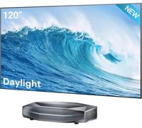 AWOL VISION Aetherion Max + Écran ALR Day Light 120" - Projecteur à Ultra Courte focale 4K UHD HDR10+, Dolby Vision et Dolby Atmos, Triple Laser RGB pour Home cinéma et Gaming