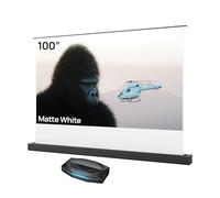 AWOL VISION Aetherion Pro + Écran motorisé au Sol 100" - Projecteur à Ultra Courte focale 4K UHD HDR10+, Dolby Vision et Dolby Atmos, Triple Laser RGB pour Home cinéma et Gaming