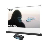 AWOL VISION Aetherion Pro + Écran motorisé au Sol 120" - Projecteur à Ultra Courte focale 4K UHD HDR10+, Dolby Vision et Dolby Atmos, Triple Laser RGB pour Home cinéma et Gaming