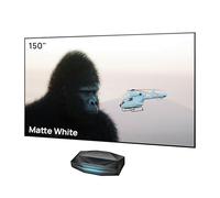 AWOL VISION Aetherion Pro + Ensemble avec écran de Projection 150" - Projecteur à Ultra Courte focale avec Triple Laser RGB pour cinéma Maison et Gaming, 4K UHD HDR10+, Dolby Vision et Dolby Atmos