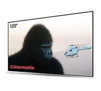 AWOL VISION Ambient Light Rejecting (ALR) Écran de Projection pour projecteur Ultra Short Throw Cadre Fixe 120" Qualité d'image améliorée 80% améliorée 95% Celling Light Rejecting, Active 3D