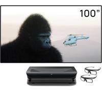 AWOL VISION LTV-3000 Pro Projecteur Triple Laser à Très Courte Focale 4K 3D, Dolby Vision & Atmos, HDR10+, Projecteur Home Cinéma TV Laser UST 150"