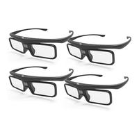 AWOL Vision Lunettes 3D DLP Link 3D, Lunettes Rechargeables à obturateur Actif compatibles avec AWOL Vision LTV-2500, LTV-3000, Vanish TV et Autres Videoprojecteur DLP-Link 3D (DG-004)