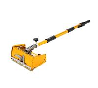 awolsrgiop Kit de finition plate pour cloisons sèches, 105-168cm avec Poignée Réglable, Boîte de finition plate professionnelle, Tête Orientable, pour murs et plafonds