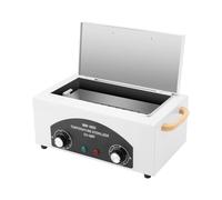 awolsrgiop Stérilisateur à Air Chaud, Stérilisateur à Chaleur Sèche 300W, Petits Stérilisateurs, Haute Température 220°C, Minuterie Automatique 0-60 Minutes, pour Outils à Ongles, Outils Cosmétiques