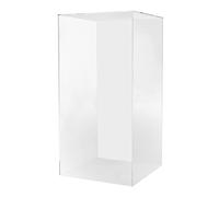 awolsrgiop Vitrine en acrylique, vitrine d'exposition boîte d'exposition vitrines boîte d'exposition, boîte de rangement protection anti-poussière pour collection Lego, figurines, modèle, grande boîte