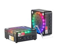 AWOW Mini PC - AMD Ryzen 5 7430U (6 cœurs, jusqu'à 4.3 GHz), 32 Go DDR4, 512 Go SSD PCIe 3.0, Graphiques Radeon, Affichage 4K, Double LAN 1000M, WiFi 6, BT 5.2
