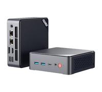 AWOW Mini PC W-11 Pro Twin Lake-N N150 Quad Core 3,60 GHz, 16 Go DDR4 3200 MHz 512 Go M.2 PCIE3.0 Mini Ordinateur de Bureau, HDMI DP 4K@60Hz Double RJ45, AX101