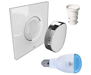 AwoX SKPL-C9-E27 SmartKIT Kit de Démarrage Plastique/Métal 9 W E27 Blanc/Chromé