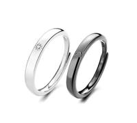 AWOXIHJ 2 Pièces Bague soleil et lune à mon meilleur ami je suis toujours ensemble de bagues soleil et lune réglables bague de promesse d'amitié empilable cadeau anniversaire,quelques anneaux