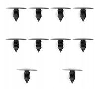 AWPARTS Lot de 10 clips de fixation pour voiture - Clips de fixation pour voiture - Compatible avec Renault Clio Express Kangoo Laguna Master Safrane Opel Movano