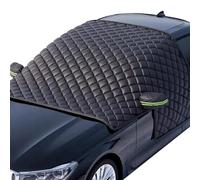 AWPF Couverture Pare-Brise Voiture pour Infiniti Q70 2009-2020 Y51,Bâche Pare Brise Protection Couverture Repliable,Bâche Voiture Anti Gel,Protection Contre Le Gel et la Neige,Black