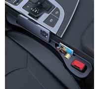 AWPF Remplissage de Siège pour BMW X1 2009-2023 2024 2025 E84 F48,Remplissage De Siège Intérieur Voiture Siège Bouchon D'éCart,Comble Les Trous Entre Le Sièges Et La Console 2 Pièces,A-Black