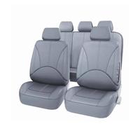 Awqmx Housse siège Voiture Housse De Siège Auto Universelle 5 Places, en Tissu Élastique Et Respirant, Confortable Et Adaptée À La Plupart des Voitures.(SN-1702-9PCS-GY)