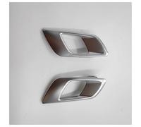 Awqmx Poignées Porte Intérieure Voiture Chromée Argentée Pour Ford Pour Ranger Everest 2015-2021(Silver L and R 2pcs)