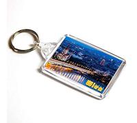 AWS Porte-clés Key Ring en PVC Danube Vienne Autriche souvenir Österreich Wien Donau.