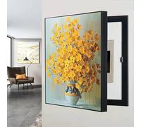 AWSAD Boîte De Distribution Électrique, Coffret D'Habillage Tableau Électrique, Décoratif Moderne Comptoirs, Boîte De Compteur Convient Au Hall D'entrée Salon(D,60X70CM(23.6x27.5in))