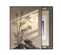 AWSAD Cache Compteur Electrique, Tableau Électrique Cacher Peintures Tableau Decoration Murale, Couvercle Boîte De Distribution(A,60x80cm)