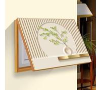 AWSAD Cache Tableau Electrique Décoration Coffret Électrique Coffret de Protection du Coffret de Compteur Murale de Salon Peinture de Décoration(A,70x50cm)