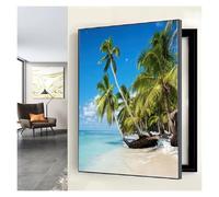 AWSAD Cache Tableau Électrique, Hide Meter Cache Compteur Électrique, Coffret D'habillage Tableau Électrique Décorative Peinture(D,30x40CM(11.8x15.7in))