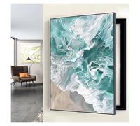 AWSAD Cache Tableau Électrique, Hide Meter Cache Compteur Électrique, Coffret D'habillage Tableau Électrique Décorative Peinture(B,40X50CM(15.7x19.6in))