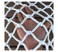 AWSAD Filet Anti-Chute Balcon Maille de Corde Terrain Jeu Filet Sécurité pour La Protection des Escaliers Filet de Sécurité Extérieur en Nylon Color : 10cm Mesh, Size : 2×2m(7×7ft)