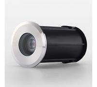 AWSAD Spot LED Encastrable Exterieur Éclairage de Pelouse et de Jardin Étanche en Acier Inoxydable 1W IP68 220V Spot LED Encastrable (Color : Warm Light, Size : 52mm)