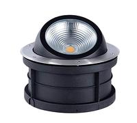 AWSAD Spot LED Encastrable Exterieur Éclairage pour Chemins Angle Réglable Spot COB Lumières Enterrées IP67 Étanche Jardin,Façades de Bâtiments Projecteurs (Color : Warm Light, Size : 20W)