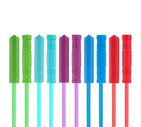 AWSOLAR 10 Pièces de Capuchons de Crayons Sensoriels à Mâcher, Capuchons de Stylos à Mâcher, Outils pour Enfants Atteints de TDAH, Autisme Sensoriel et TDAH