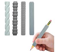 AWSOLAR 4 Pièces Embout Crayon à Machouiller, Embout Stylo à Mordiller pour Enfants Autistes ou Atteints de TDAH